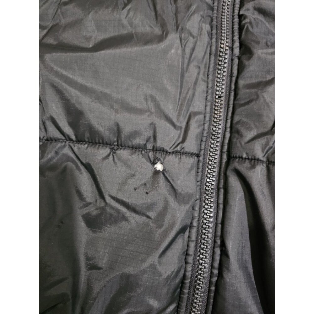 Vintage Pro Player Oakland Raiders Puffer Jacket XL Black Archival Gorpcore Rare - Picture 4 of 12